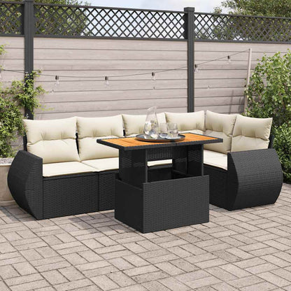 Sofasæt Til Haven 6 Dele Med Hynder Polyrattan - Variant 3327262