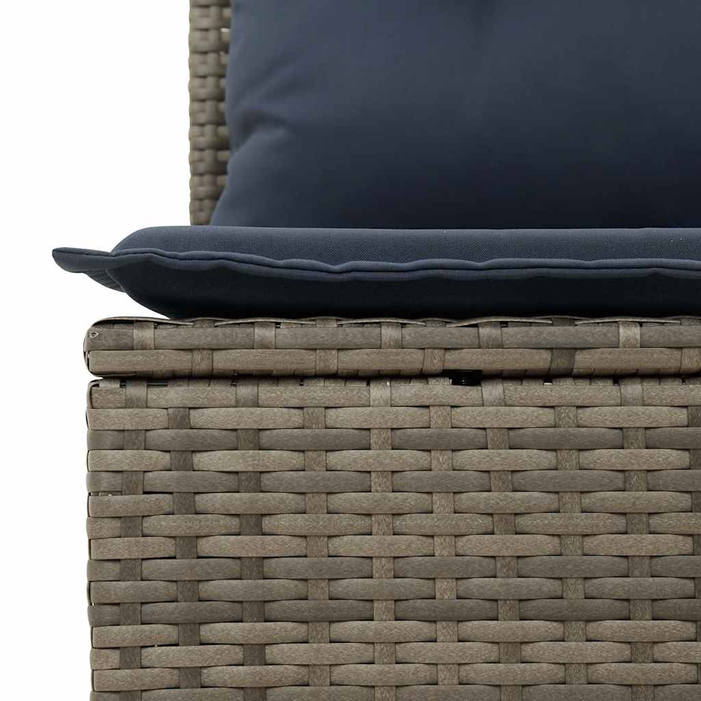 Sofasæt til Haven 6 Dele med Hynder Polyrattan Grå - billede 12