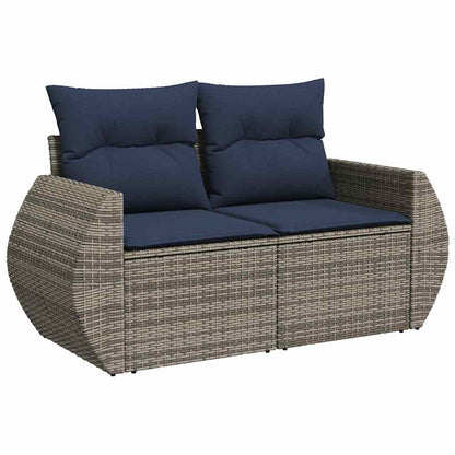 Sofasæt til Haven 6 Dele med Hynder Polyrattan Grå - billede 5