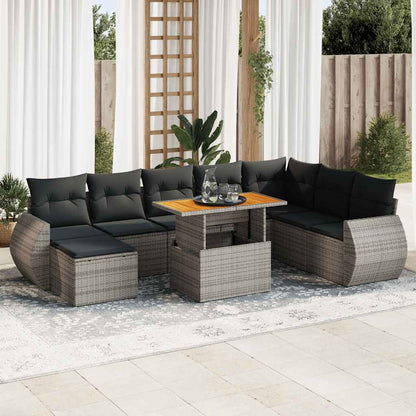 Sofasæt Til Haven 9 Dele Med Hynder Polyrattan - Variant 3327301