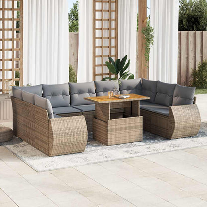 Sofasæt Til Haven 10 Dele Med Hynder Polyrattan - Variant 3327307