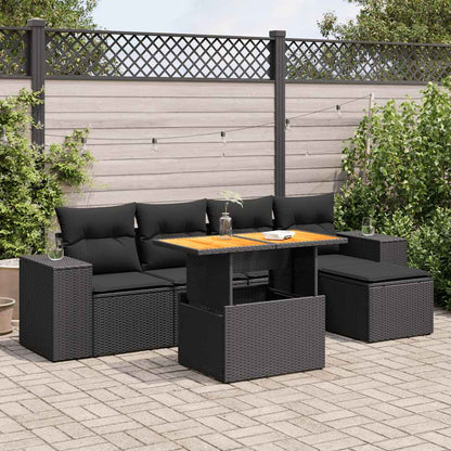 Sofasæt Til Haven 6 Dele Med Hynder Polyrattan - Variant 3327359