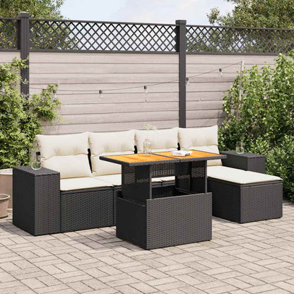 Sofasæt Til Haven 6 Dele Med Hynder Polyrattan - Variant 3327360
