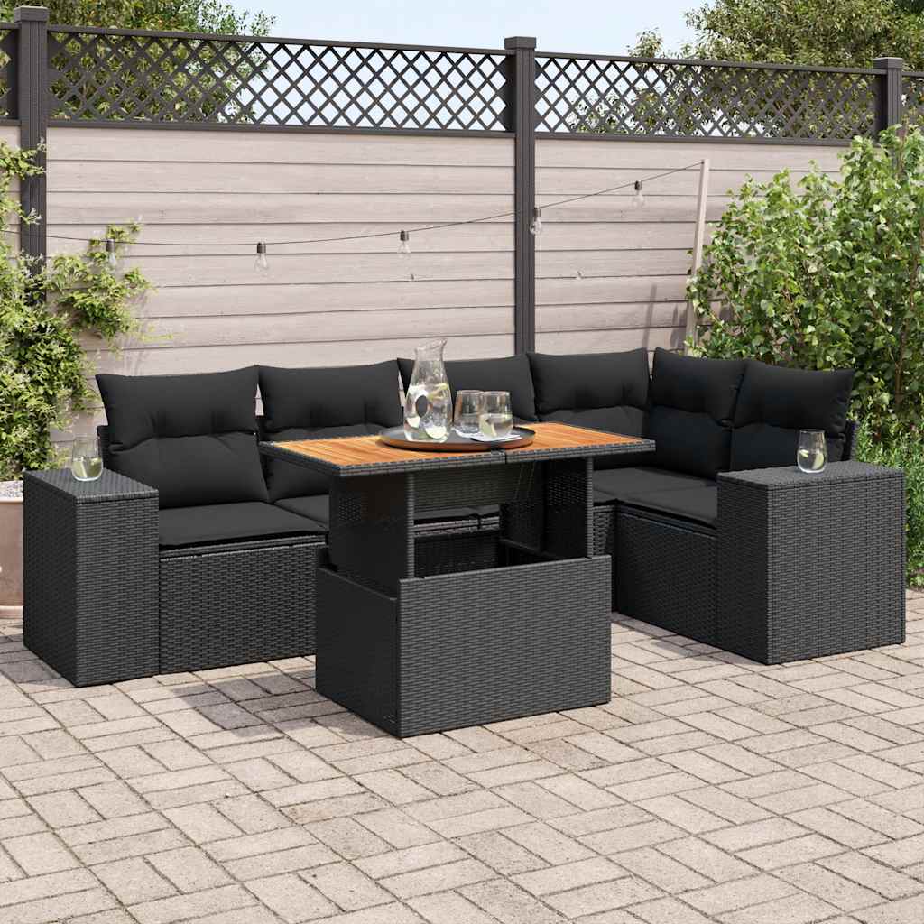 Sofasæt Til Haven 6 Dele Med Hynder Polyrattan - Variant 3327373
