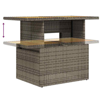 Sofasæt til Haven 6 Dele med Hynder Polyrattan Grå - billede 8