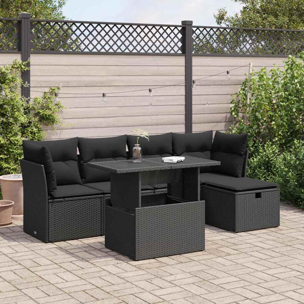 Sofasæt Til Haven 6 Dele Med Hynder Polyrattan - Variant 3327765