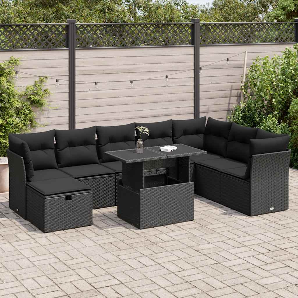 Sofasæt Til Haven 9 Dele Med Hynder Polyrattan - Variant 3327795