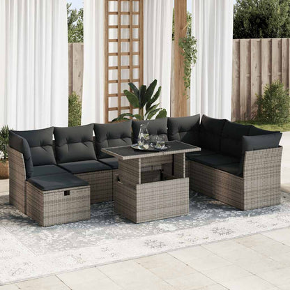 Sofasæt Til Haven 9 Dele Med Hynder Polyrattan - Variant 3327800