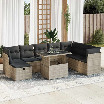 Sofasæt Til Haven 9 Dele Med Hynder Polyrattan - Variant 3327802