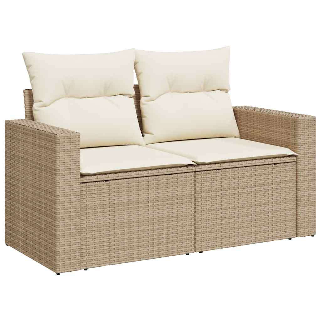 Sofasæt Til Haven 6 Dele Med Hynder Polyrattan - Billede 3