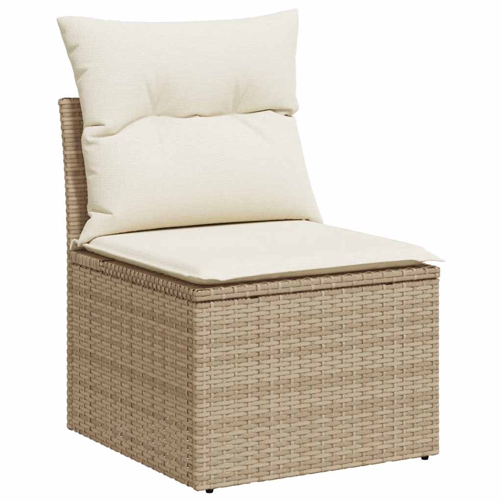 Sofasæt Til Haven 6 Dele Med Hynder Polyrattan - Billede 4