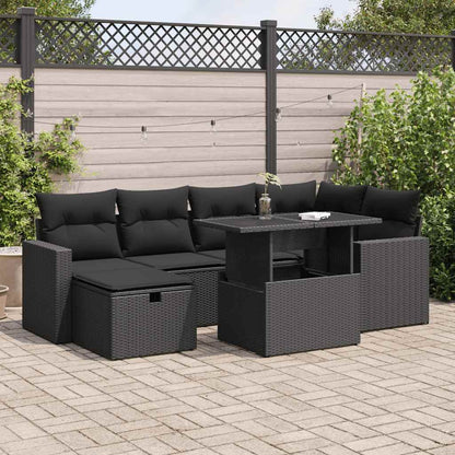 Sofasæt Til Haven 7 Dele Med Hynder Polyrattan - Variant 3327815