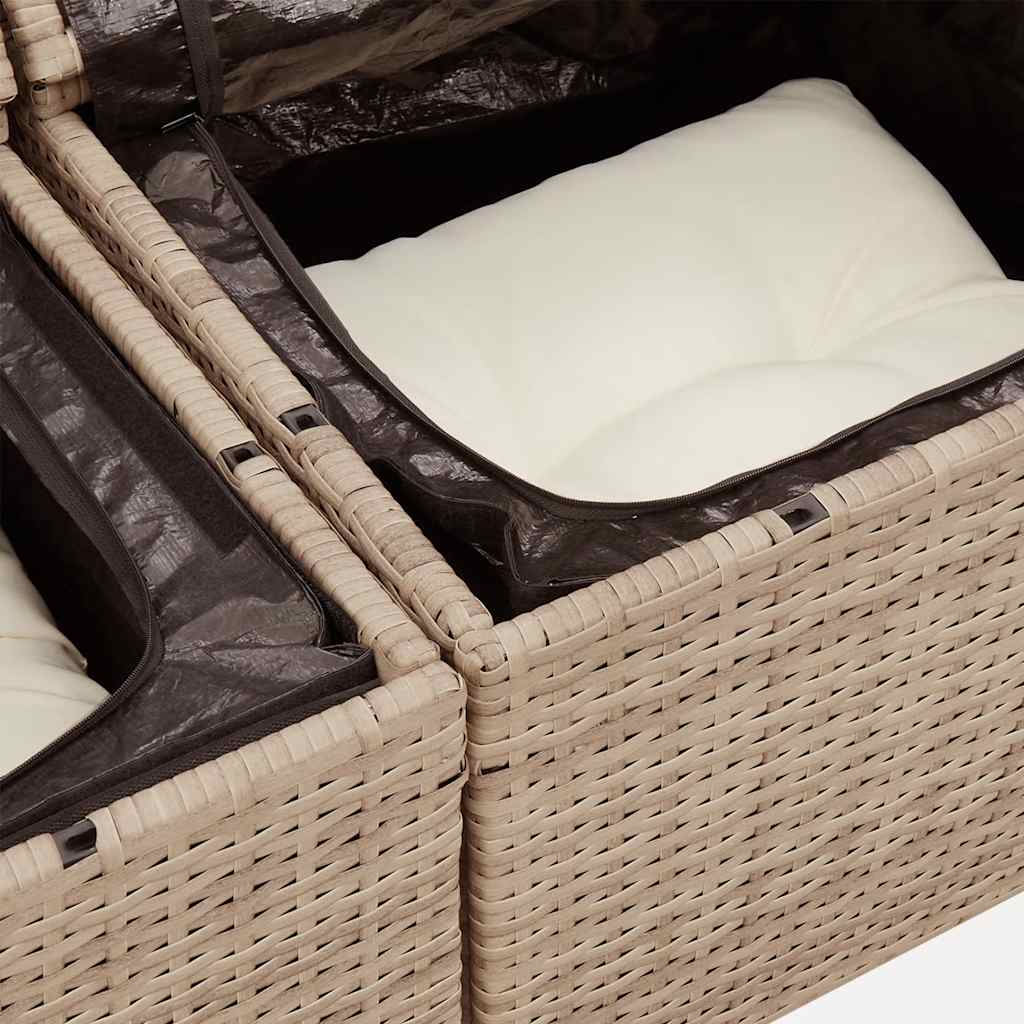 Sofasæt Til Haven 8 Dele Med Hynder Polyrattan - Billede 16