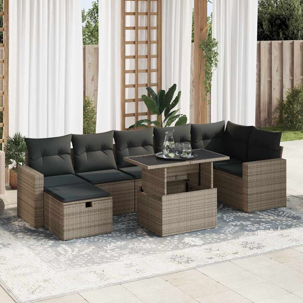 Sofasæt Til Haven 8 Dele Med Hynder Polyrattan - Variant 3327830