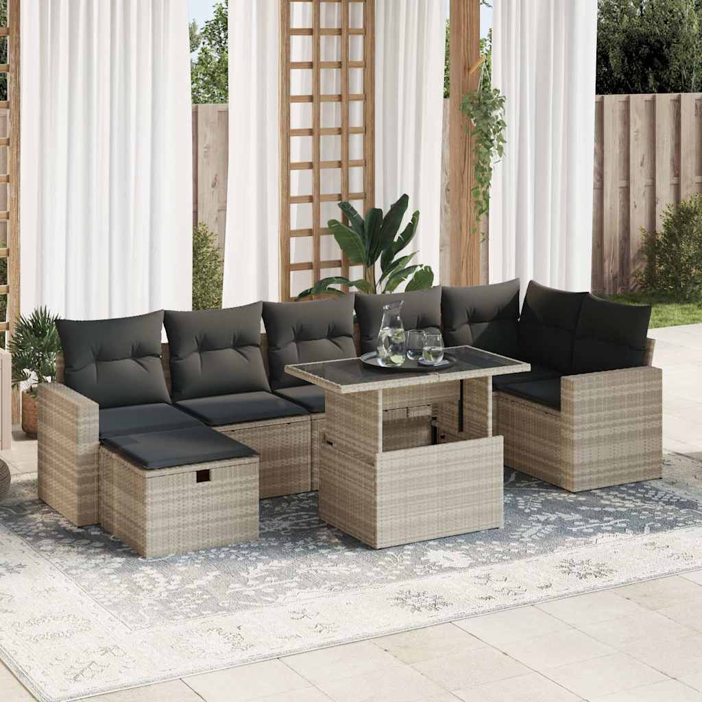 Sofasæt Til Haven 8 Dele Med Hynder Polyrattan - Variant 3327832