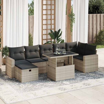 Sofasæt Til Haven 8 Dele Med Hynder Polyrattan - Variant 3327832