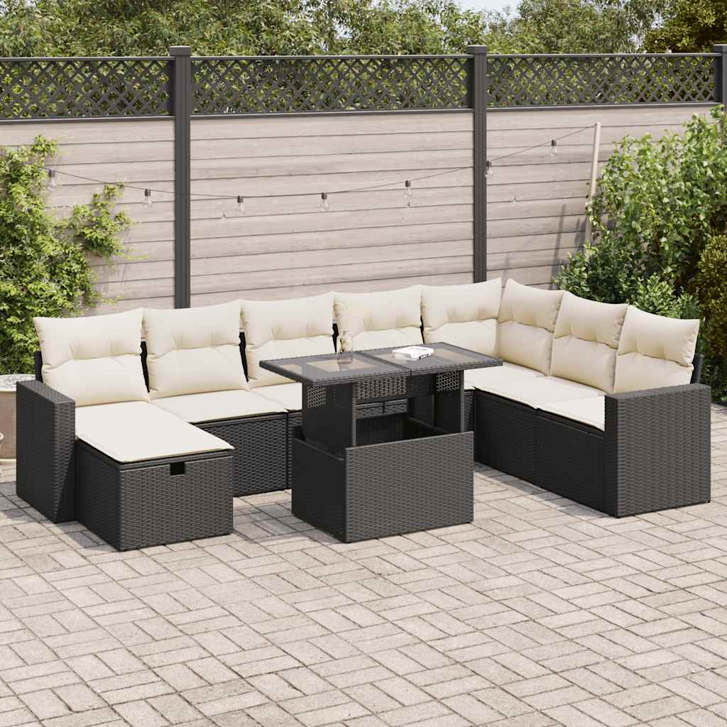 Sofasæt Til Haven 9 Dele Med Hynder Polyrattan - Variant 3327836