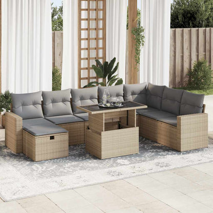 Sofasæt Til Haven 9 Dele Med Hynder Polyrattan - Variant 3327839