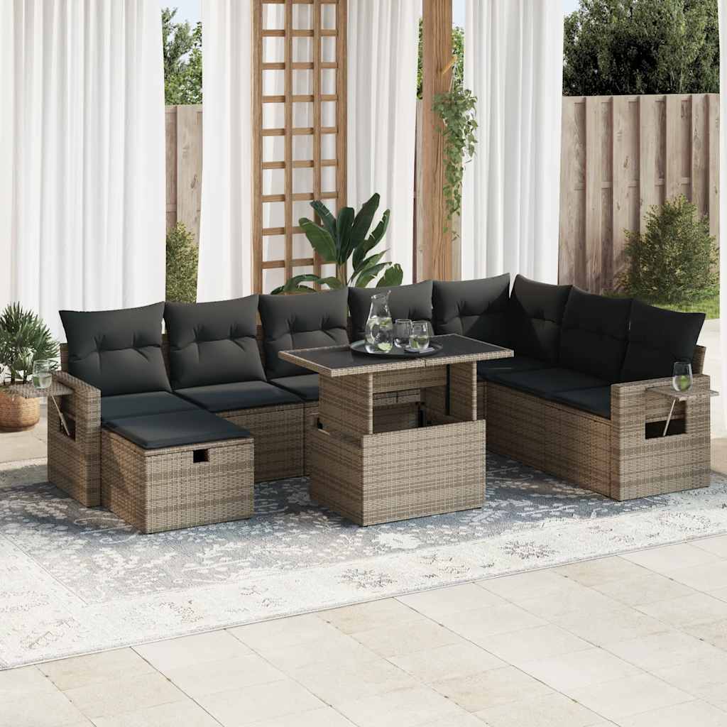 Sofasæt Til Haven 9 Dele Med Hynder Polyrattan - Variant 3327880