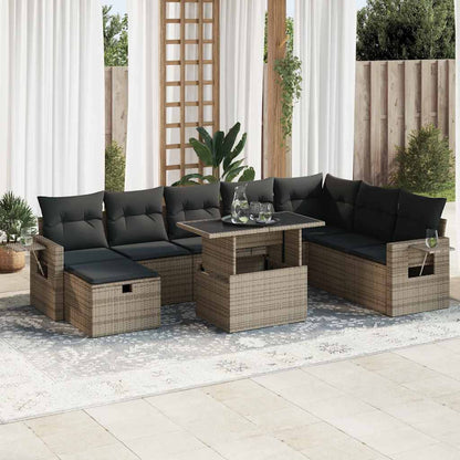 Sofasæt Til Haven 9 Dele Med Hynder Polyrattan - Variant 3327880