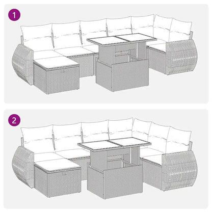 Sofasæt Til Haven 8 Dele Med Hynder Polyrattan - Billede 13