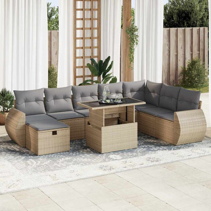 Sofasæt Til Haven 9 Dele Med Hynder Polyrattan - Variant 3327919