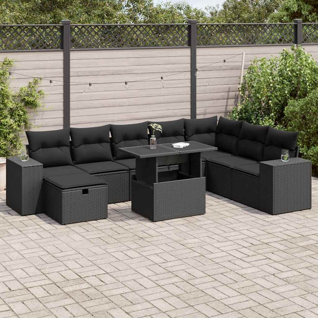 Sofasæt Til Haven 9 Dele Med Hynder Polyrattan - Variant 3327955