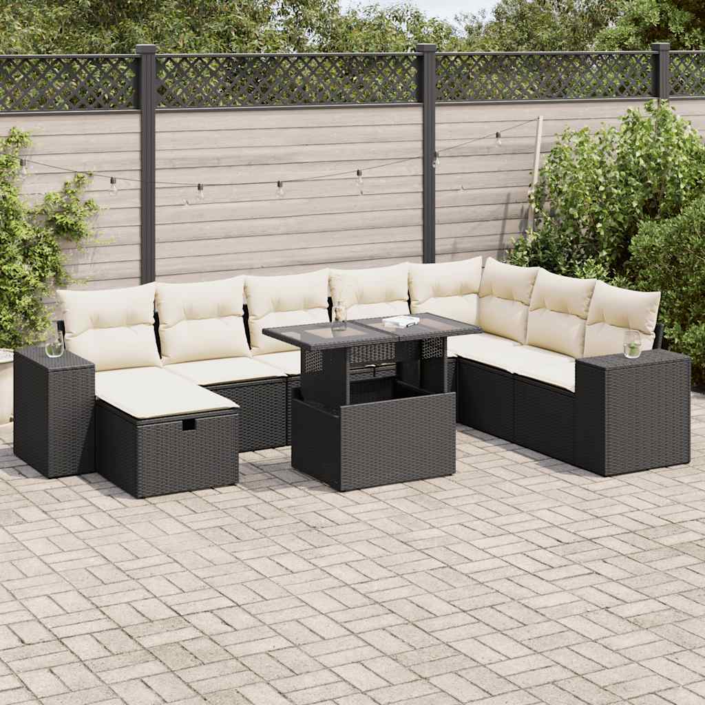 Sofasæt Til Haven 9 Dele Med Hynder Polyrattan - Variant 3327956
