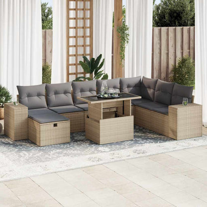Sofasæt Til Haven 9 Dele Med Hynder Polyrattan - Variant 3327959