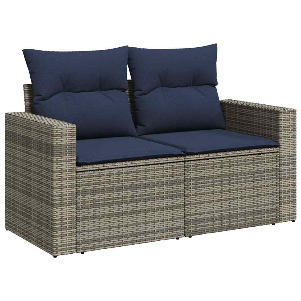 Sofasæt til Haven 8 Dele med Hynder Polyrattan Akacietræ Brun - billede 5