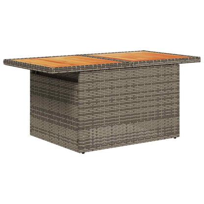 Sofasæt til Haven 8 Dele med Hynder Polyrattan Akacietræ Brun - billede 7