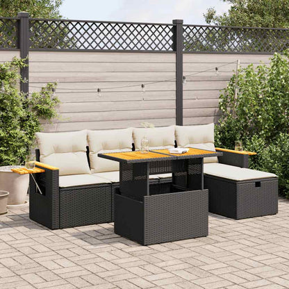 Sofasæt Til Haven 6 Dele Med Hynder Polyrattan - Variant 3328127