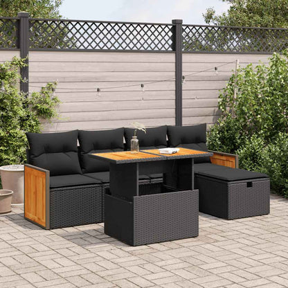 Sofasæt Til Haven 6 Dele Med Hynder Polyrattan - Variant 3328147