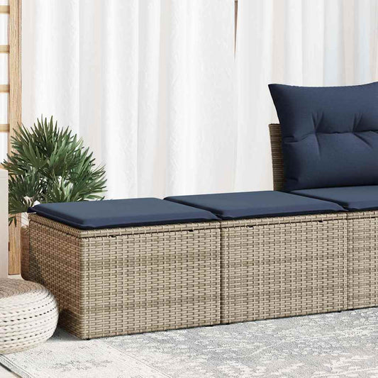 Sofasæt til Haven 2 Dele med Hynder Polyrattan Akacietræ - hovedbillede