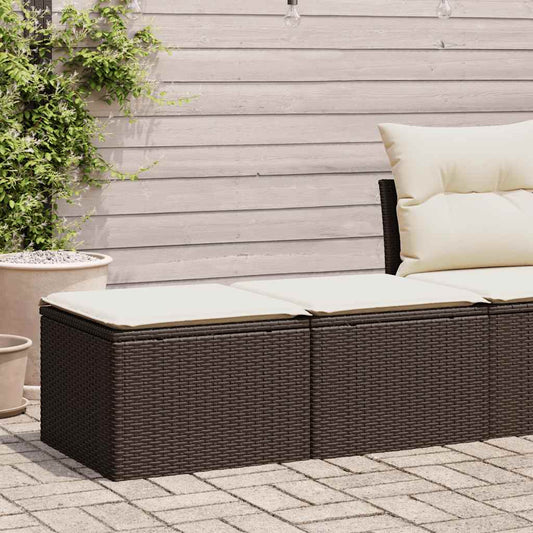 Sofasæt Til Haven 2 Dele Med Hynder Polyrattan Akacietræ