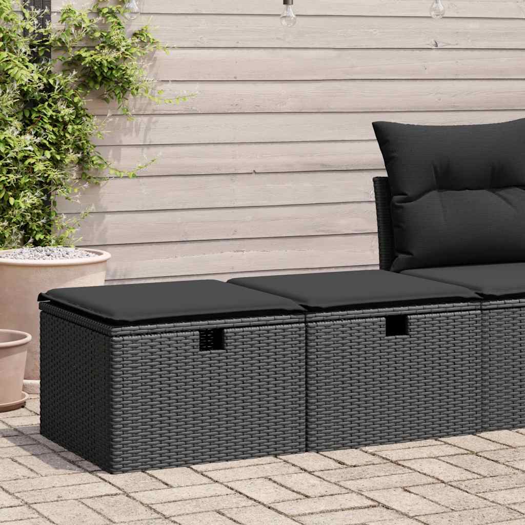 Sofasæt Til Haven 2 Dele Med Hynder Polyrattan Akacietræ - Variant 3328668