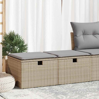 Sofasæt Til Haven 2 Dele Med Hynder Polyrattan Akacietræ - Variant 3328672