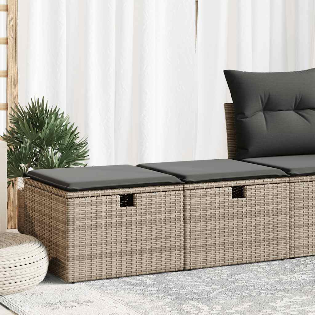Sofasæt Til Haven 2 Dele Med Hynder Polyrattan Akacietræ - Variant 3328673
