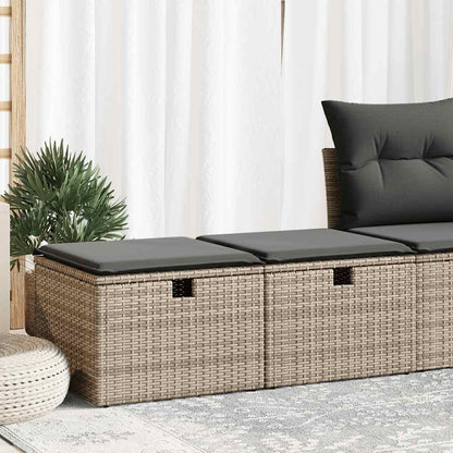 Sofasæt Til Haven 2 Dele Med Hynder Polyrattan Akacietræ - Variant 3328673