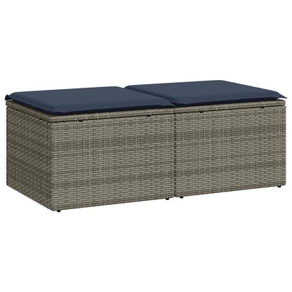 Sofasæt Til Haven 2 Dele Med Hynder Polyrattan Akacietræ