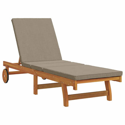 Solstol 199 X 63 X 85 Cm Massivt Akacietræ - Billede 2