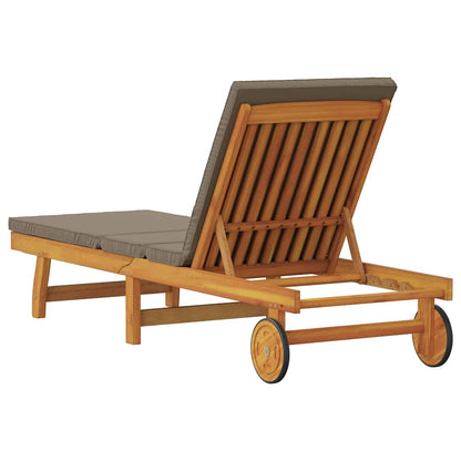Solstol 199 X 63 X 85 Cm Massivt Akacietræ - Billede 6