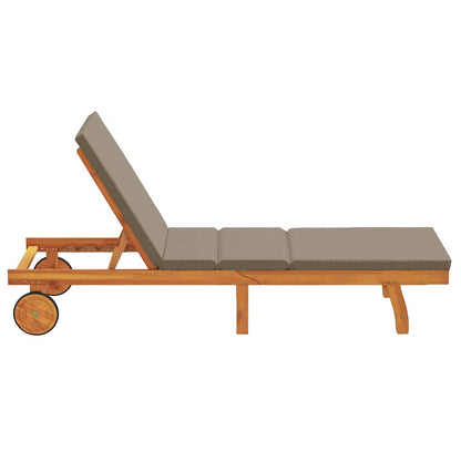 Solstol 199 X 63 X 85 Cm Massivt Akacietræ - Billede 5