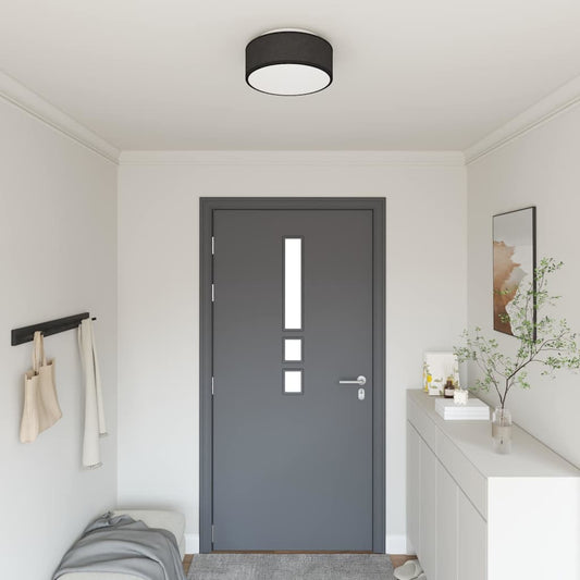 Loftlampe Sort 30 X 13,5 Cm Stof - Hovedbillede