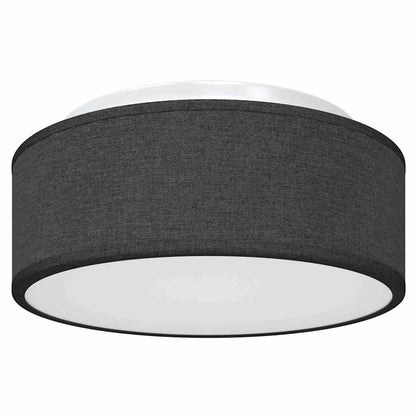 Loftlampe Sort 30 X 13,5 Cm Stof - Billede 2