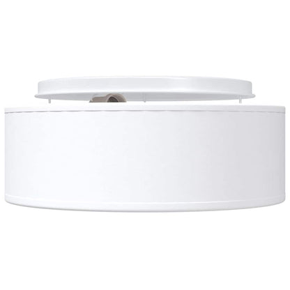 Loftlampe Hvid 30 X 13,5 Cm Stof - Billede 5