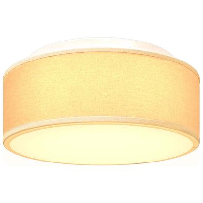 Loftlampe Hvid 30 X 13,5 Cm Stof - Billede 10