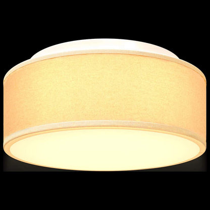 Loftlampe Hvid 30 X 13,5 Cm Stof - Billede 11