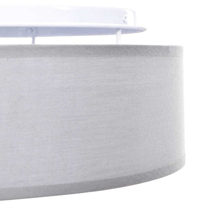Loftlampe Grå 30 X 13,5 Cm Stof - Billede 8