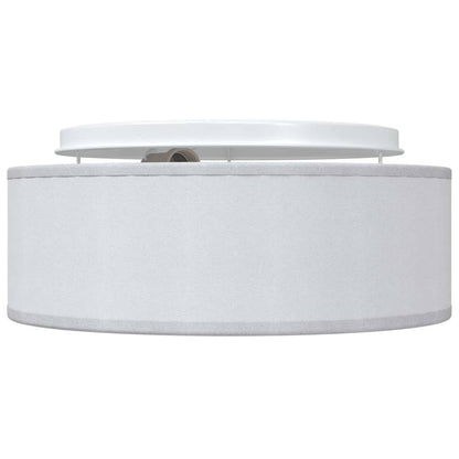 Loftlampe Grå 30 X 13,5 Cm Stof - Billede 5